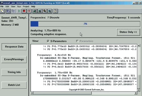 Процесс выполнения анализа через COM-интерфейс.