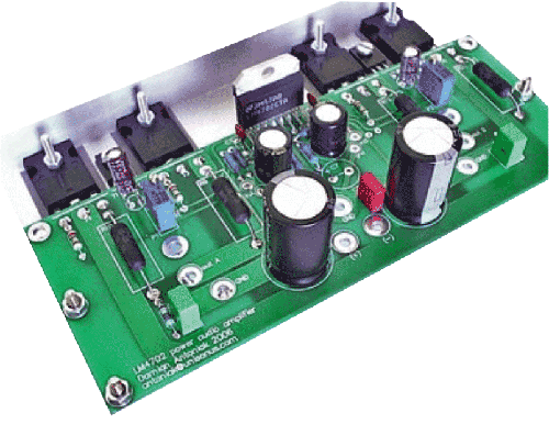 Готовый модуль стереофонического усилителя мощности, выполненного на LM4702 