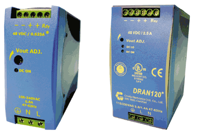 Внешний вид источников питания/зарядных устройств DRAN60-xxA UPS (а)